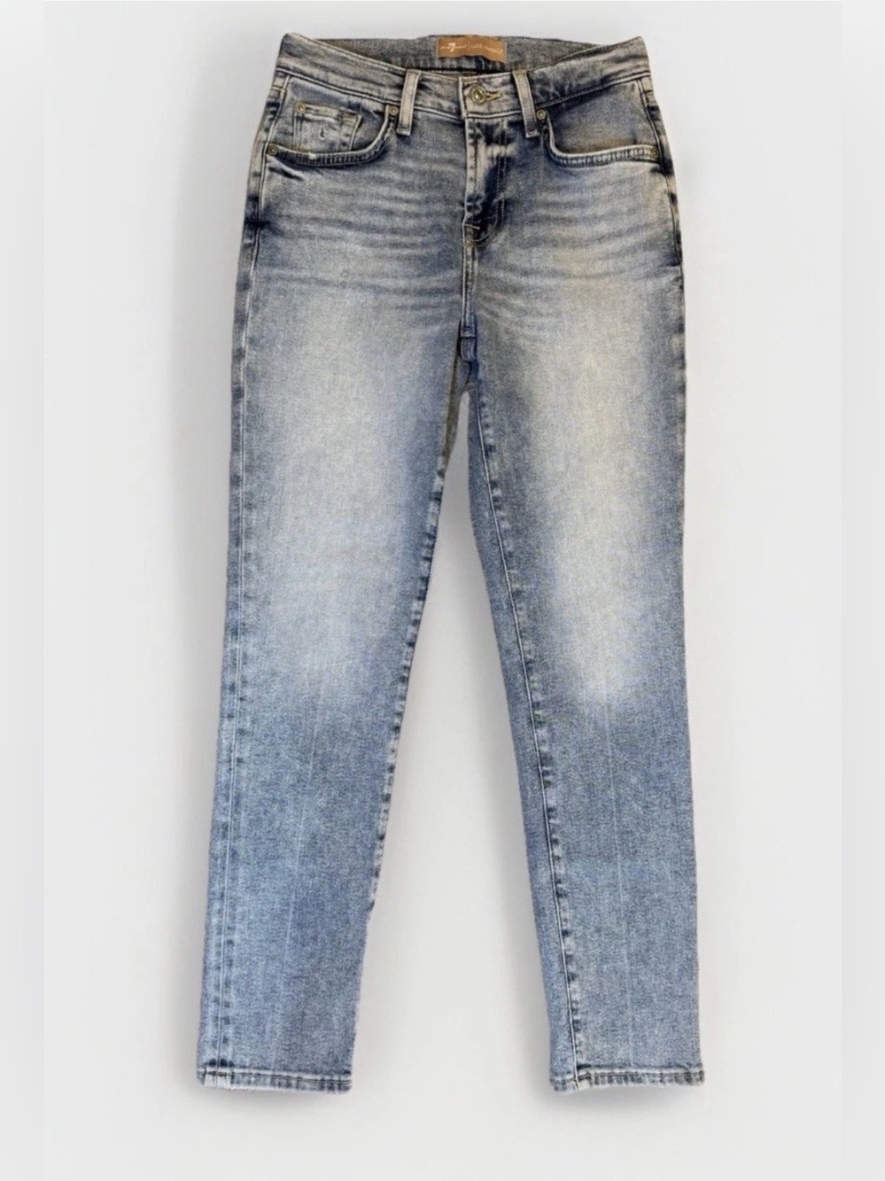 7 for all Mankind Josefina Jeans Womens Size 24(25x27) Luxe Vintage Blue Denim